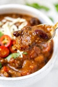 Slow Cooker Pumpkin Quinoa Chili Easy Vegetarian Chili Simply Quinoa