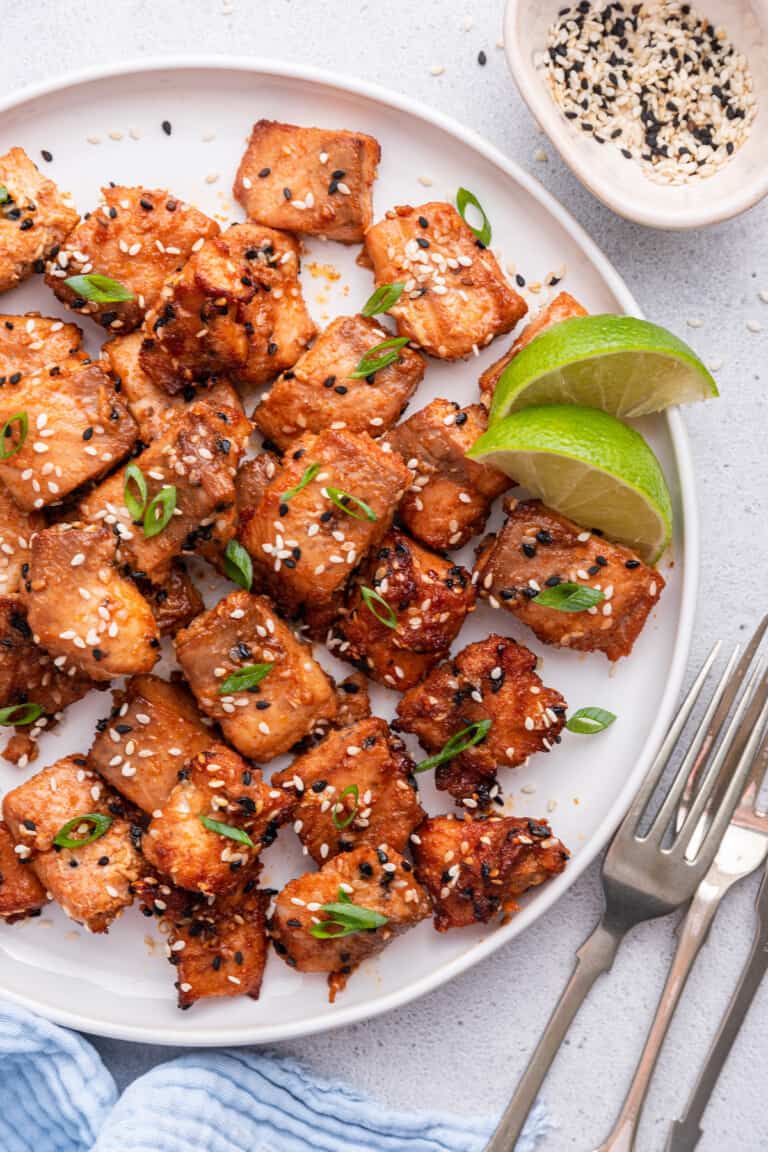 Easy Air Fryer Salmon Bites Simply Quinoa