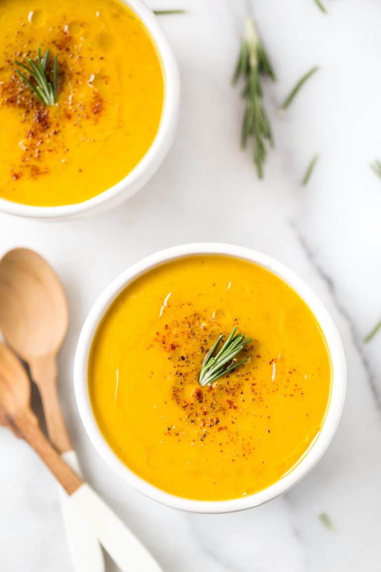 Butternut Squash Soup with Apple | Simply Quinoa