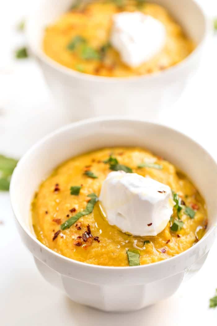 Curried Cauliflower & Squash Soup - Simply Quinoa