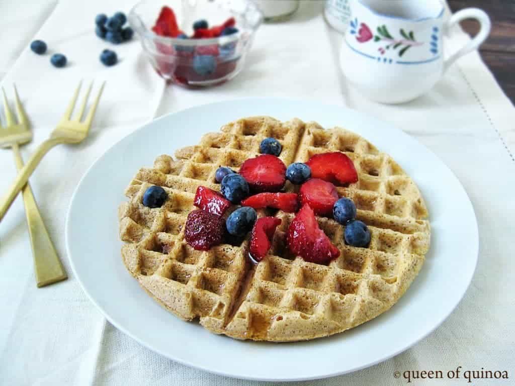 Banana Quinoa Waffles | Gluten-Free & Dairy-Free - Simply Quinoa