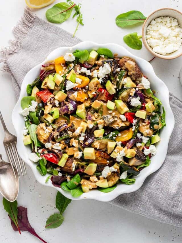 Grilled Vegetable Salad for Summer - Simply Quinoa