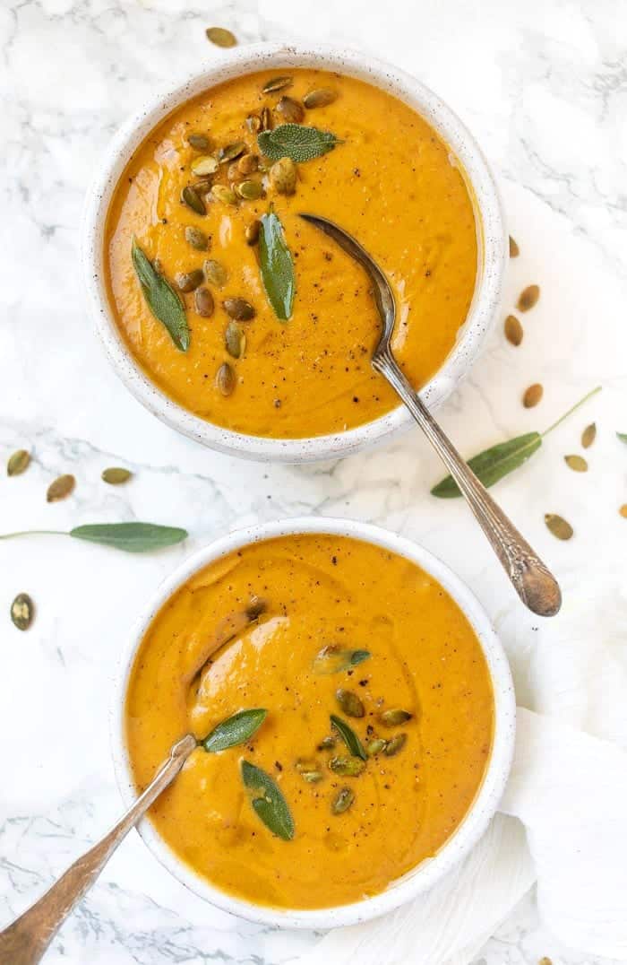 Roasted Pumpkin Soup Recipe | Simply Quinoa