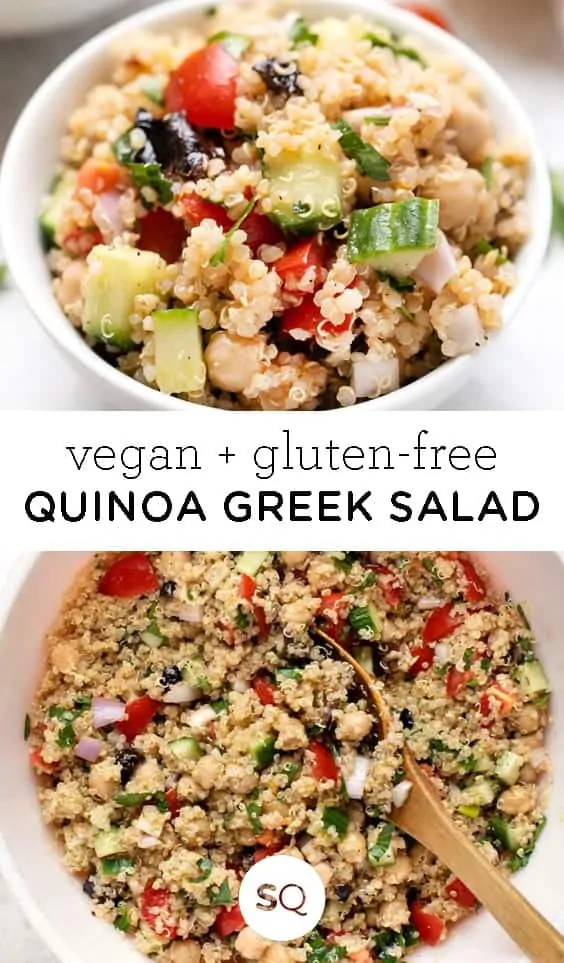 The Best Quinoa Greek Salad | High Protein & Vegan - Simply Quinoa