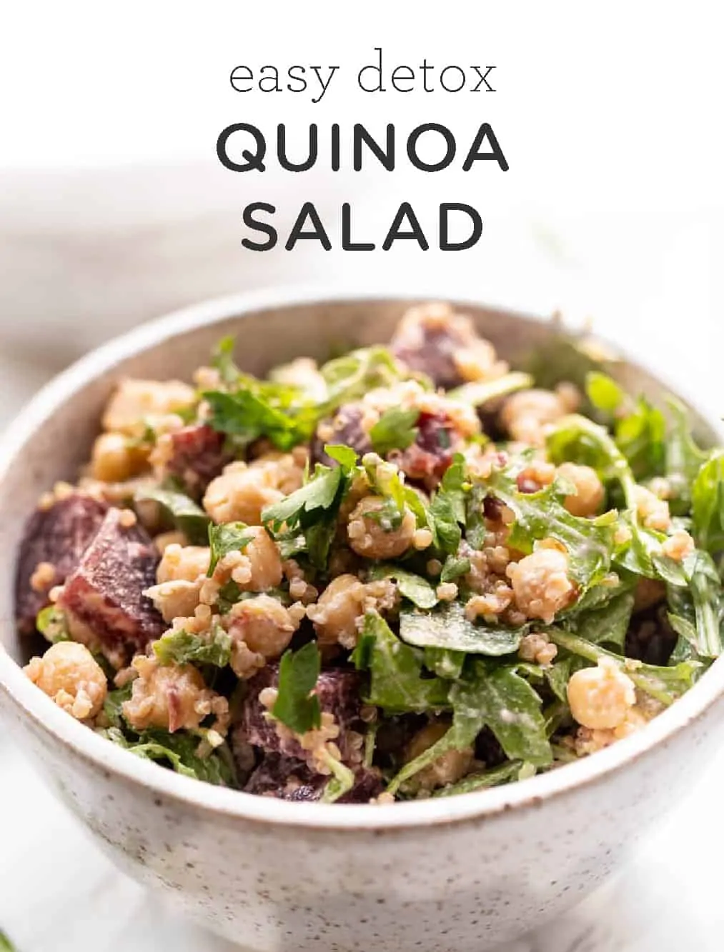 Easy Detox Quinoa Salad Recipe | 10 Minutes or Less - Simply Quinoa