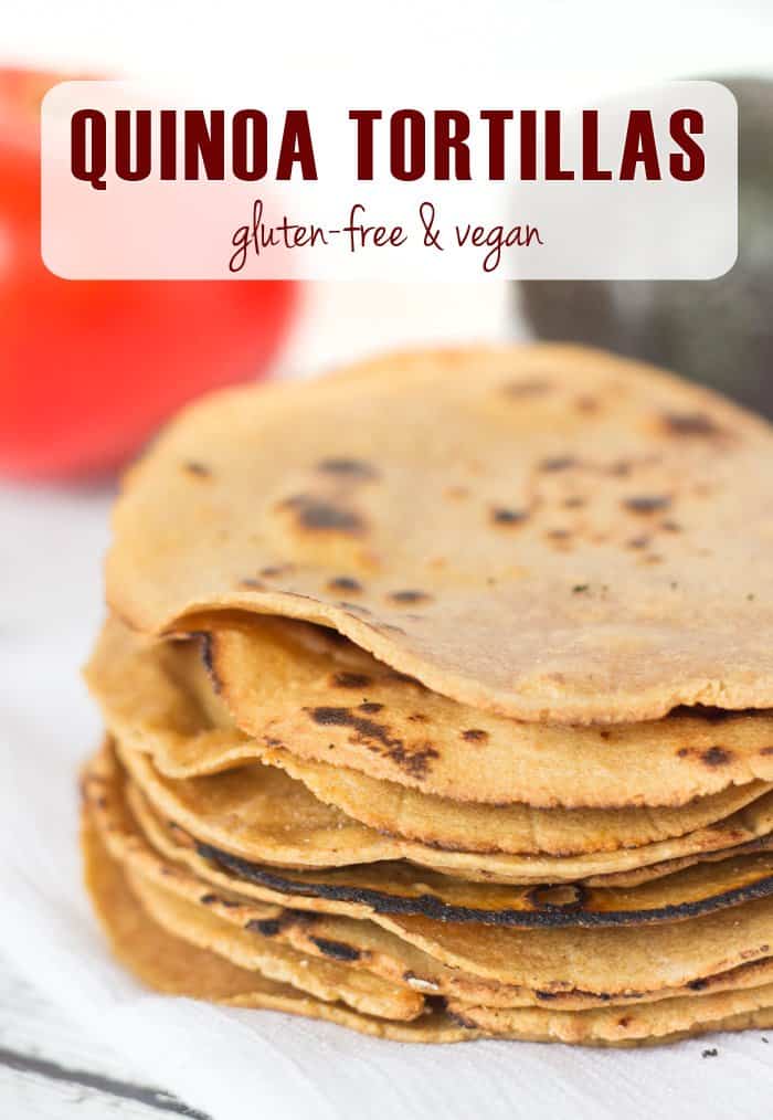 5-Ingredient Vegan Quinoa Tortillas - Simply Quinoa