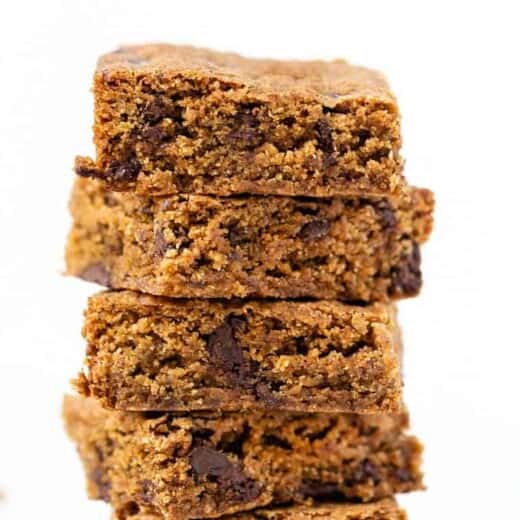 GF & Vegan Almond Butter Blondies - Simply Quinoa