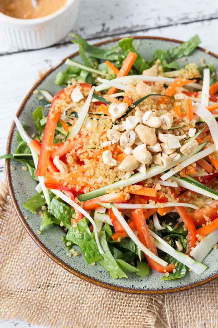 Quinoa Pad Thai Salad - Simply Quinoa