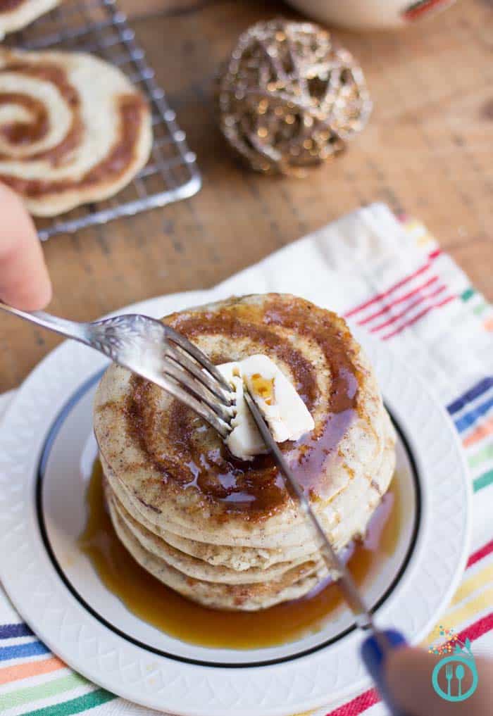 pancakes made quinoa with flour Swirl & AMAZING made EASY Cinnamon quinoa with Pancakes