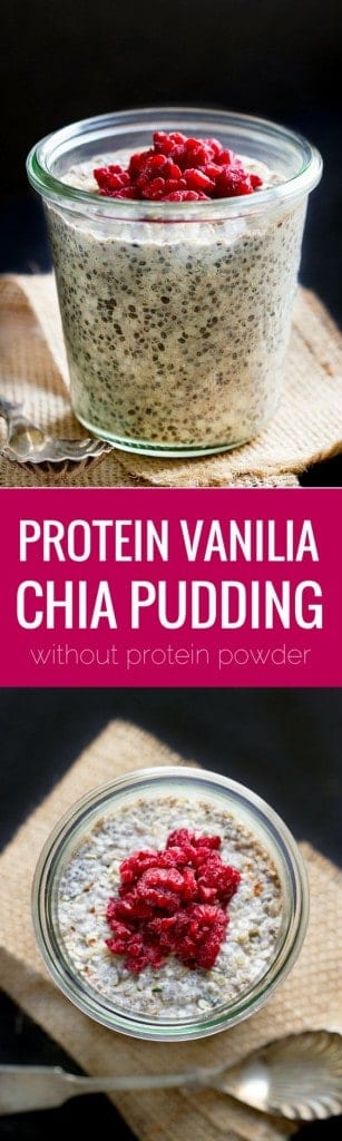 High Protein Vanilla Chia Pudding - Simply Quinoa