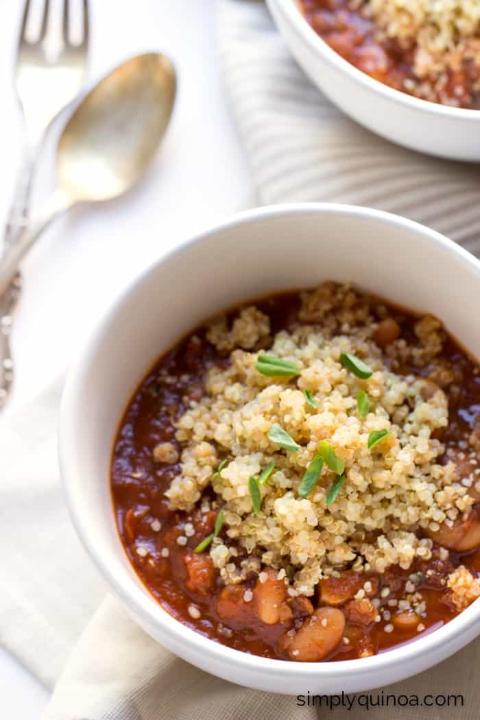 Nourishing Quinoa + White Bean Stew - Simply Quinoa