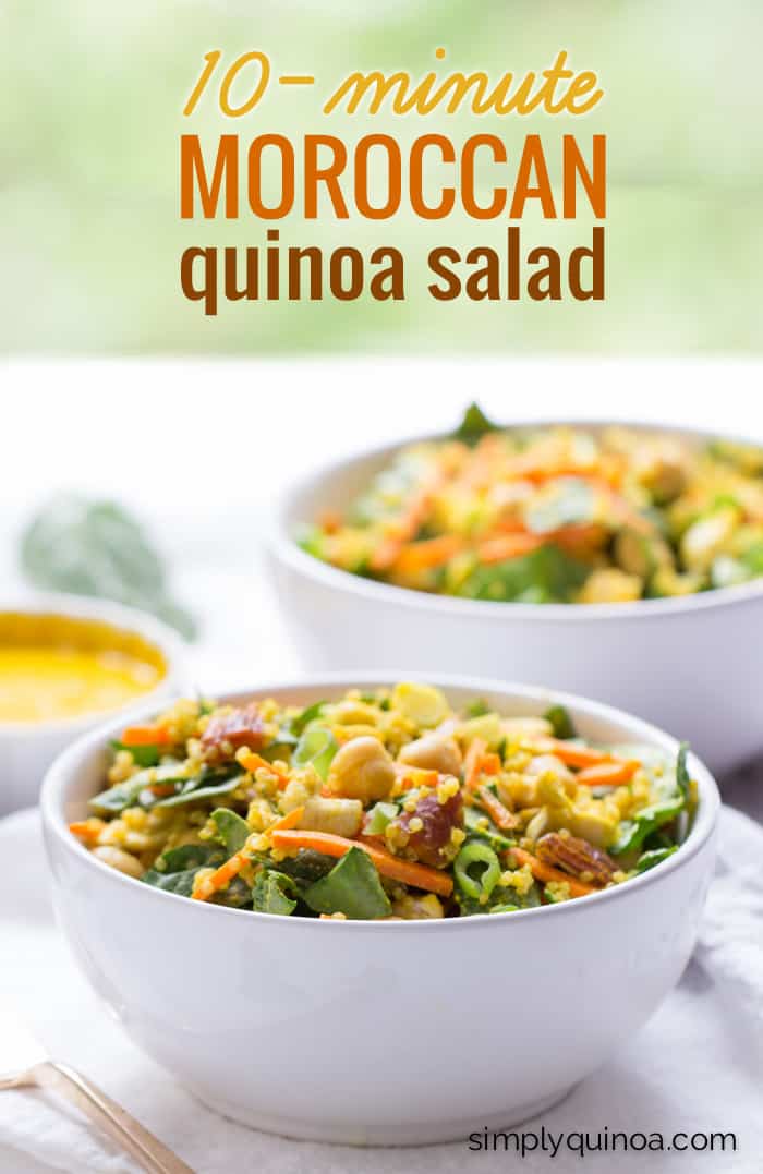 10-Minute Spicy Moroccan Quinoa Salad - Simply Quinoa