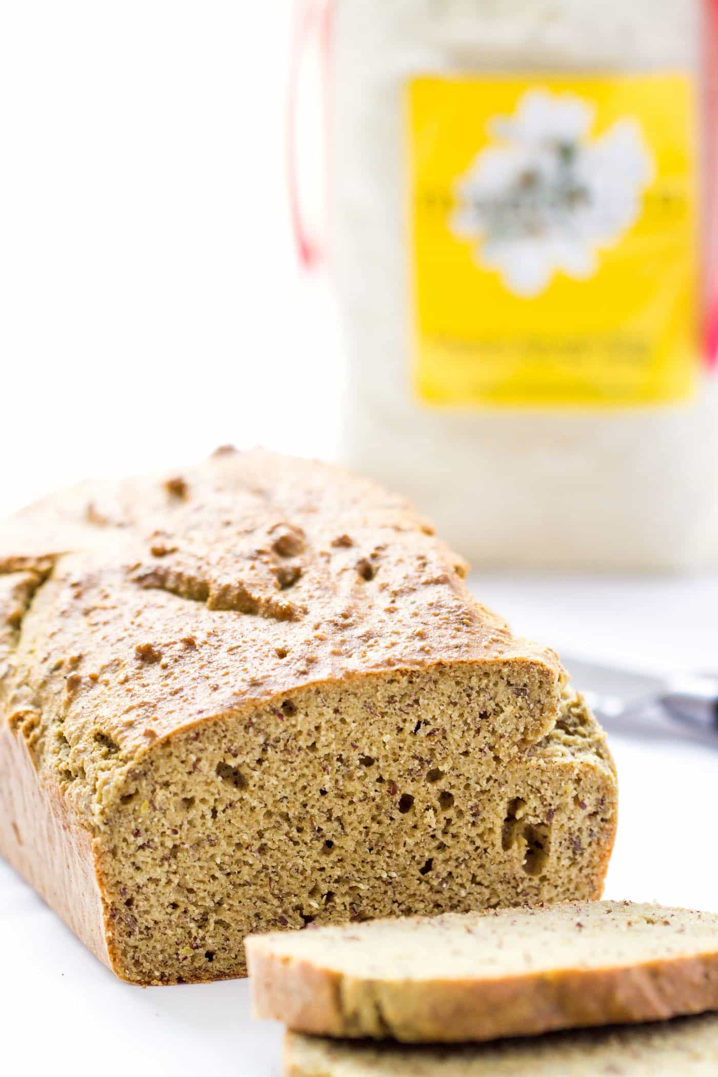 Quinoa Almond Flour Bread made with blanched almond flour, flaxseed meal and other gluten-free goodies