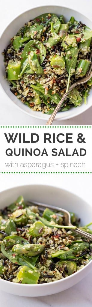 Wild Rice Quinoa Salad With Asparagus Simply Quinoa