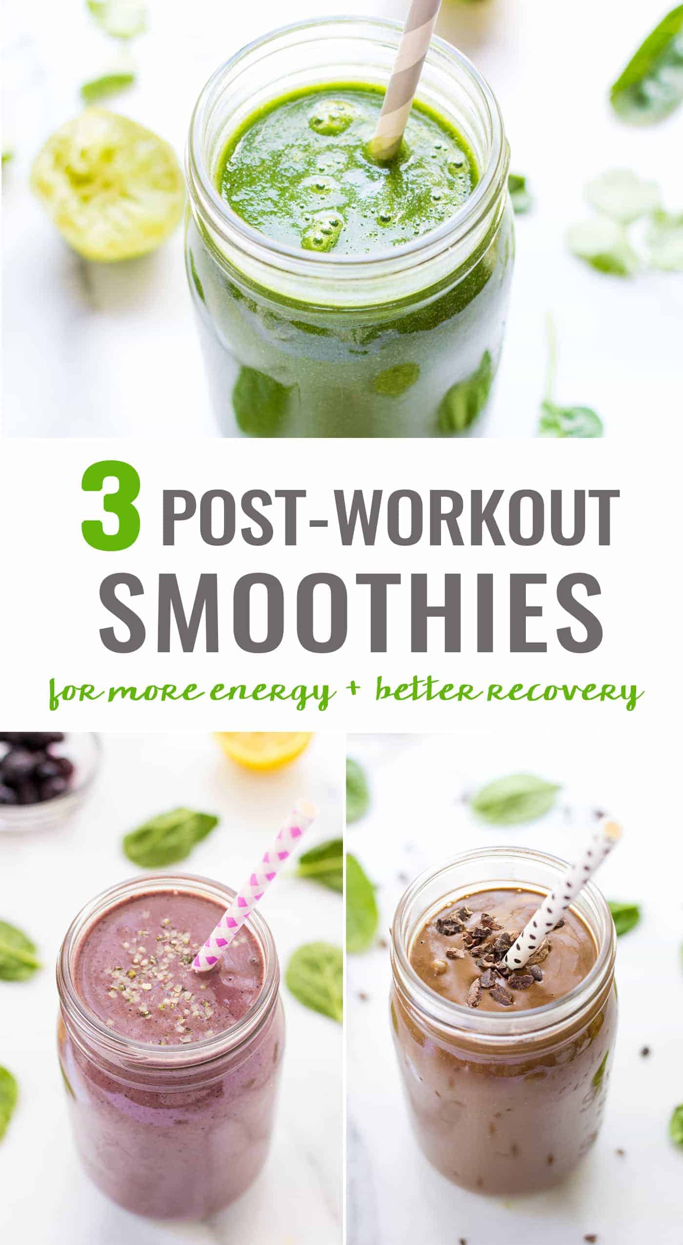 Top 125+ imagen post workout smoothie recipe