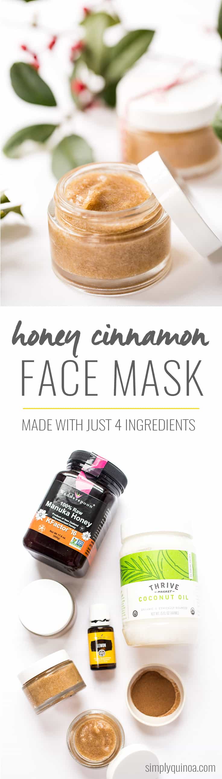 Diy Honey Cinnamon Face Mask Simply Quinoa