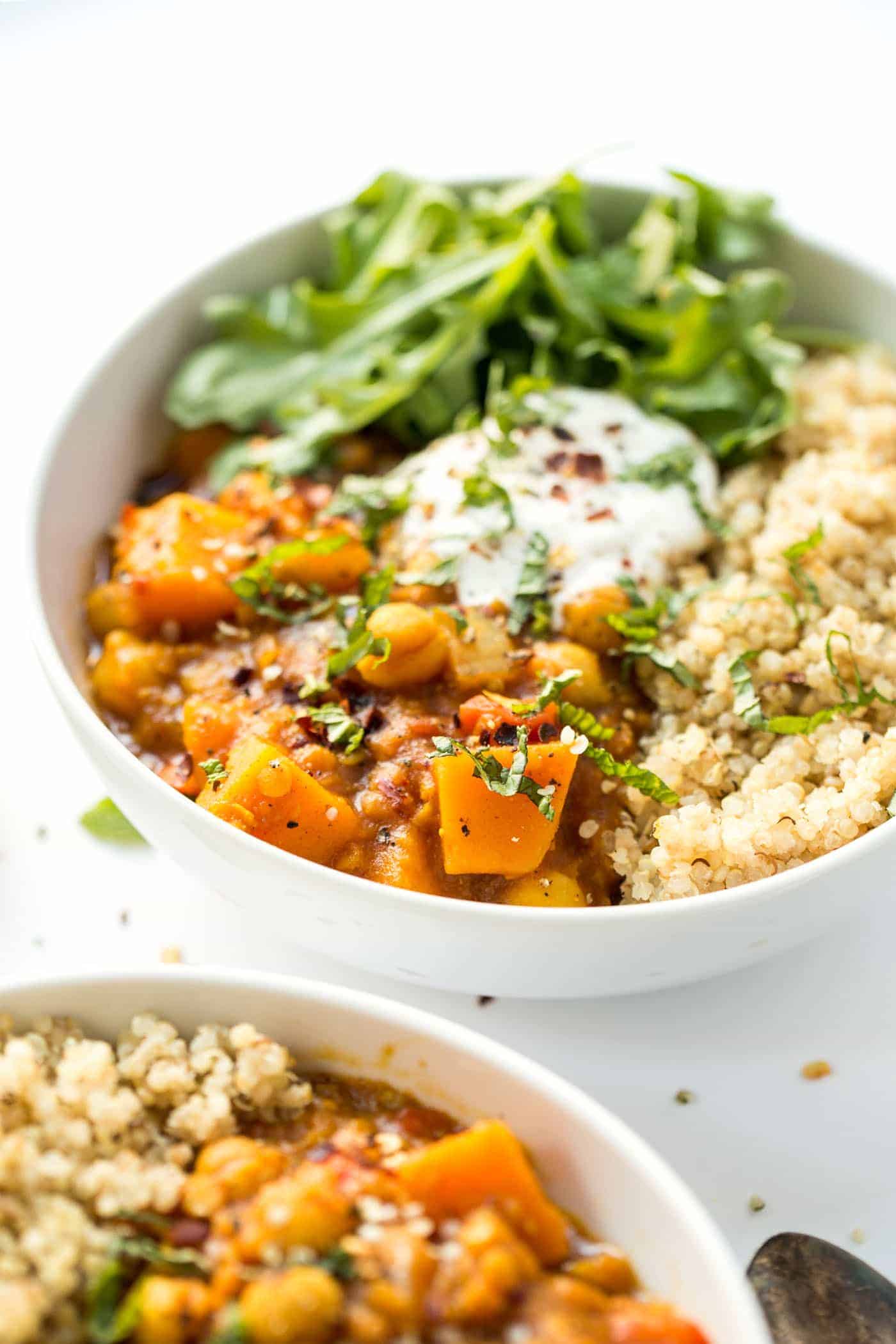 Slow Cooker Moroccan Chickpea Stew - Simply Quinoa