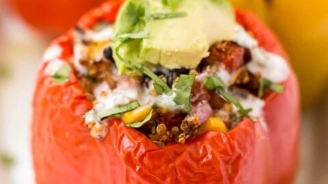 Mexican Quinoa Stuffed Peppers Recipe Simply Quinoa