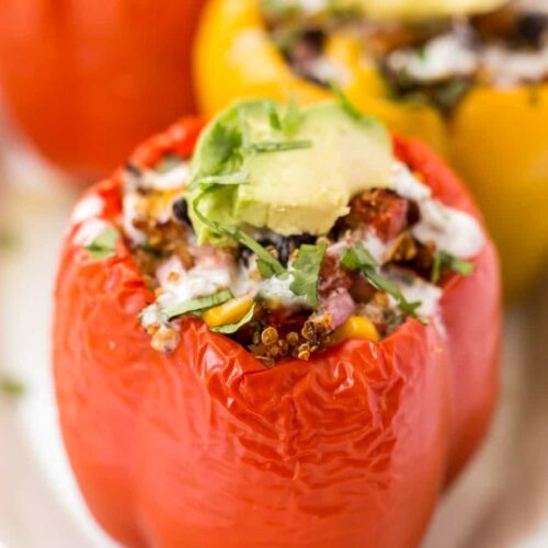 Mexican Quinoa Stuffed Peppers Recipe Simply Quinoa