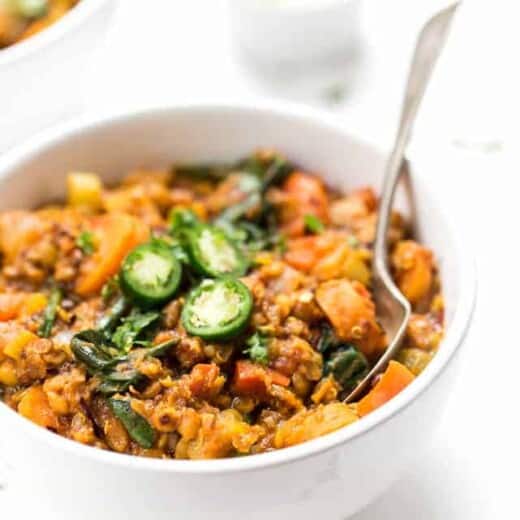 One Pot Moroccan Lentils Quinoa Simply Quinoa