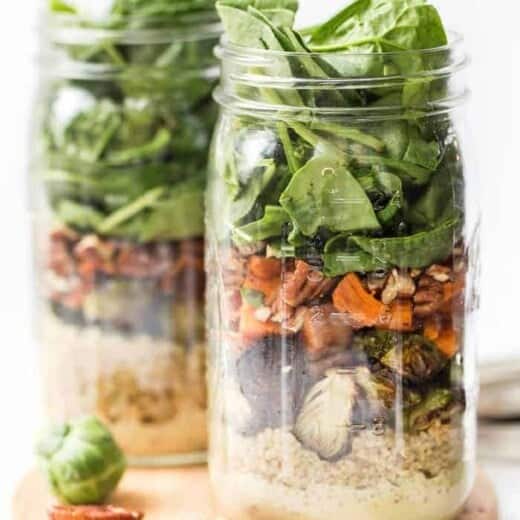 Fall Harvest Mason Jar Quinoa Salad - Simply Quinoa