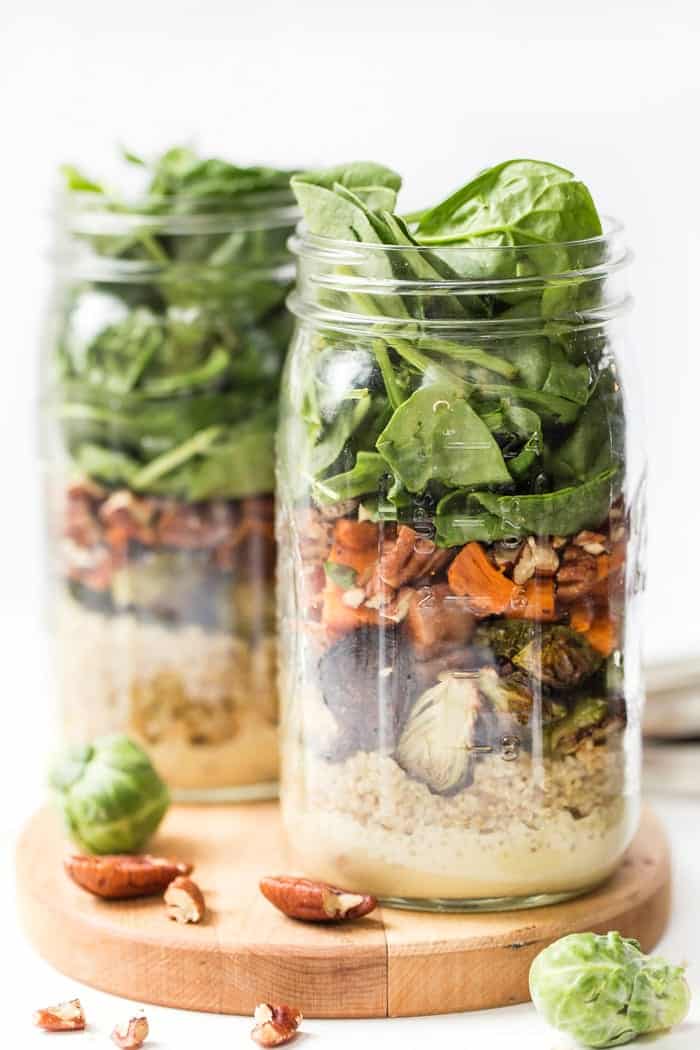 Fall Harvest Mason Jar Quinoa Salad - Simply Quinoa