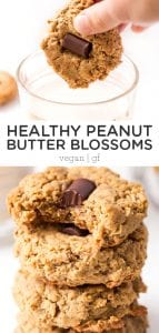High-Protein & Healthy Peanut Butter Blossoms - Simply Quinoa