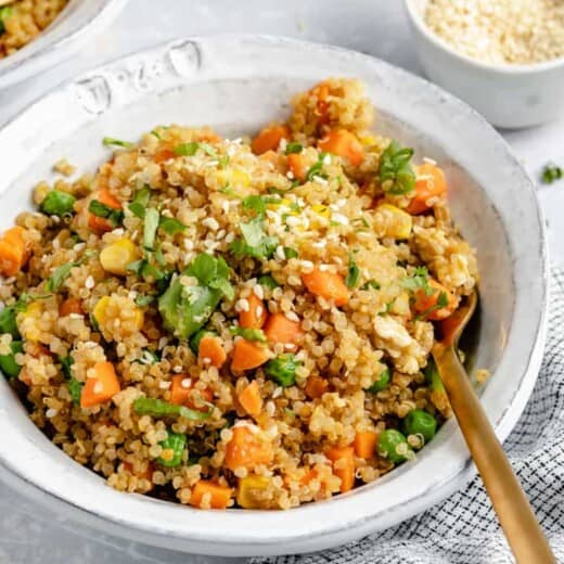 Quinoa Fried Rice Recipe {10-Minute Dinner Idea} - Simply Quinoa