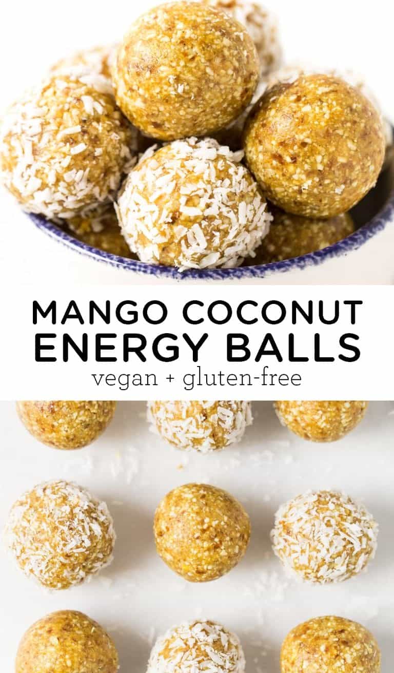 Mango Coconut Energy Balls - Simply Quinoa