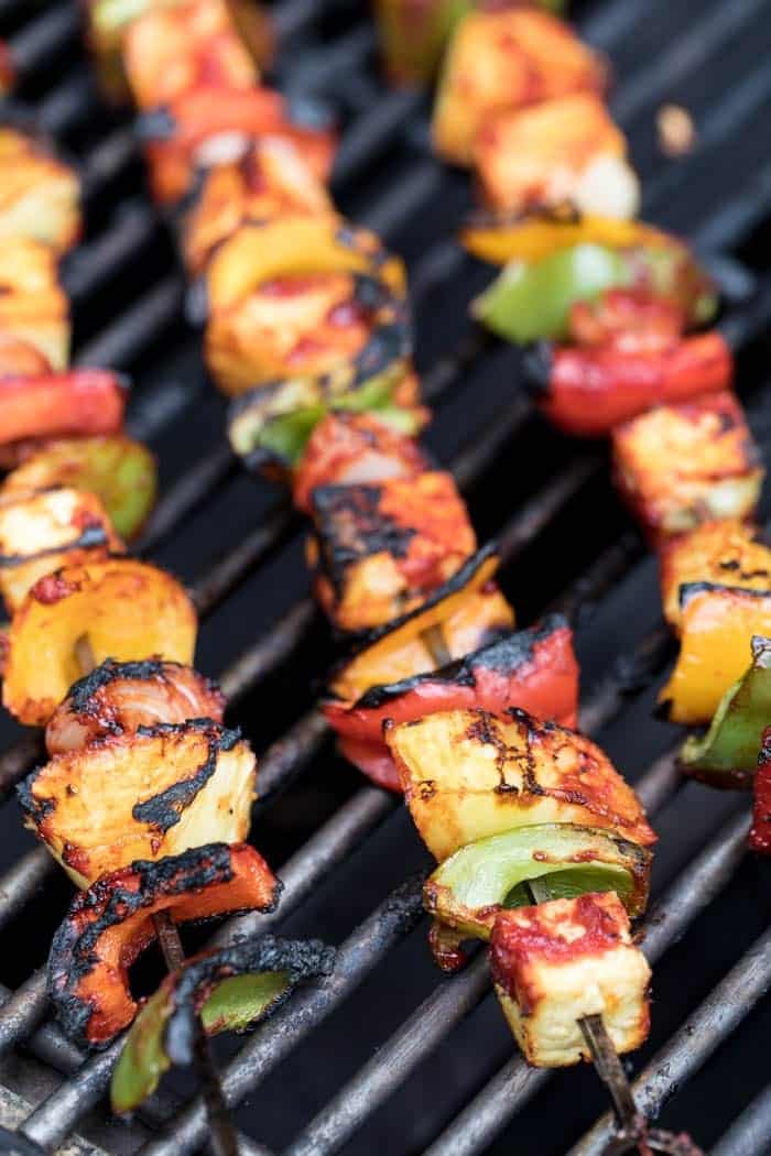 Barbecue Grilled Pineapple And Tofu Kebabs Simply Quinoa