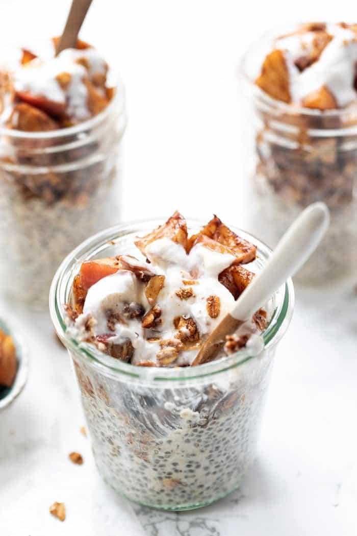 Healthy Apple Pie Breakfast Parfaits Simply Quinoa