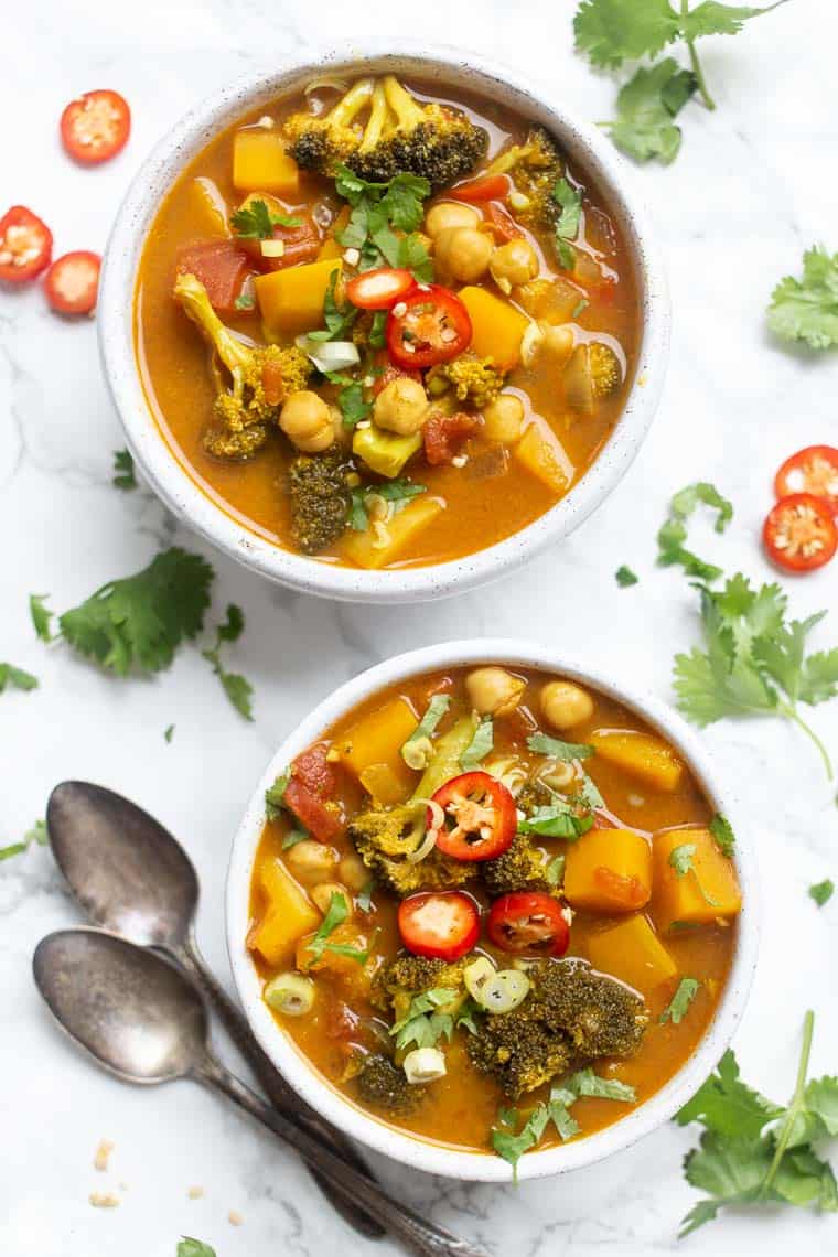 Easy Vegetable Chickpea Curry | Simply Quinoa