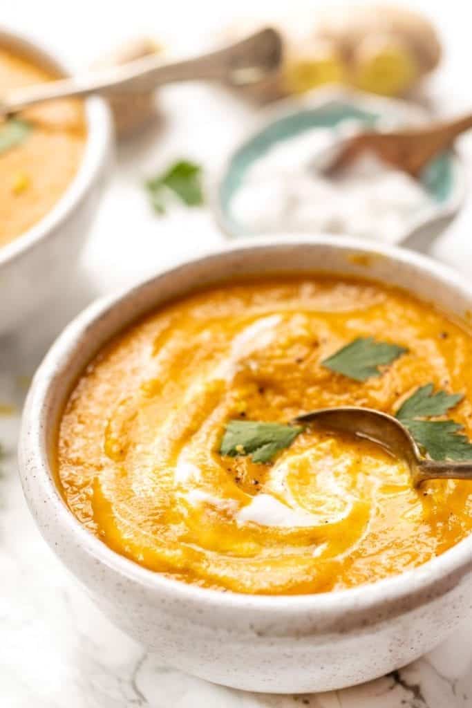 Creamy Turmeric Carrot Soup Recipe | Simply Quinoa