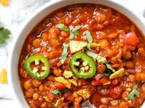 Instant pot discount lentil chili vegan