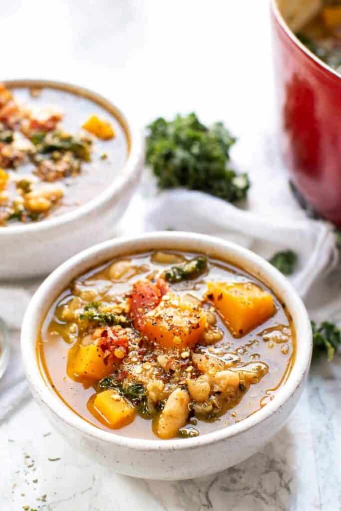 Tuscan Kale White Bean Soup | Simply Quinoa