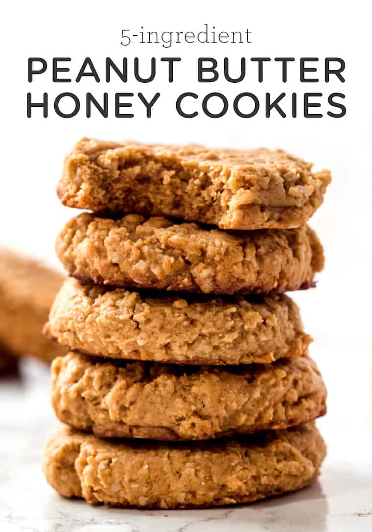 5Ingredient Peanut Butter Honey Cookies Simply Quinoa