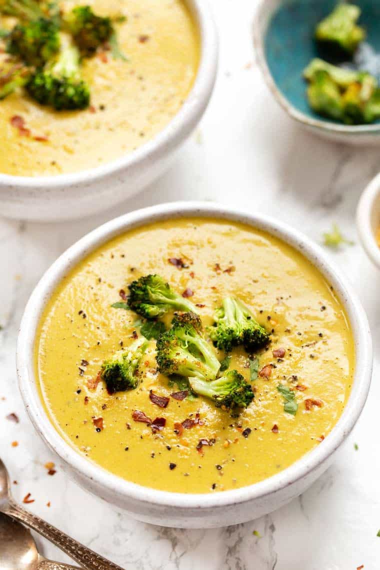 Vegan Creamy Broccoli Soup | Simply Quinoa