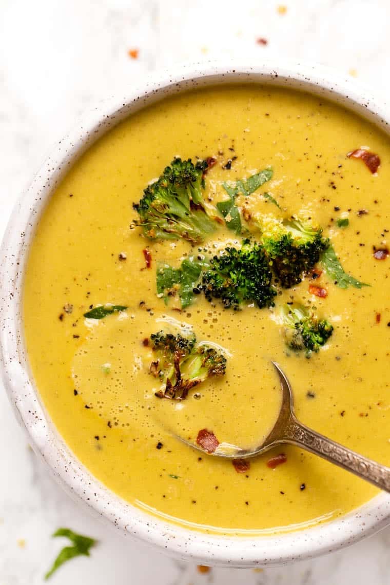Vegan Creamy Broccoli Soup | Simply Quinoa