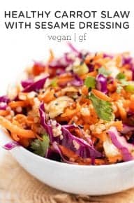 Healthy Carrot Slaw Recipe with Sesame Dressing - Simply Quinoa