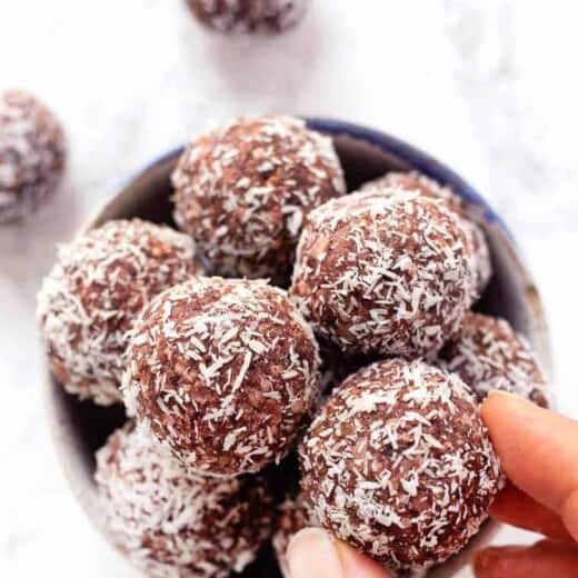 No Bake Cherry Pie Energy Balls (Easy & Healthy!) - Simply Quinoa