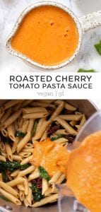 Vegan Roasted Cherry Tomato Pasta Sauce [Vegan] - Simply Quinoa