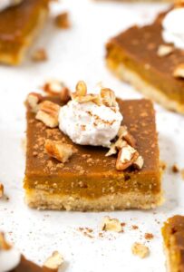 Gluten-Free Pumpkin Pie Bars [Easy & Healthy] - Simply Quinoa