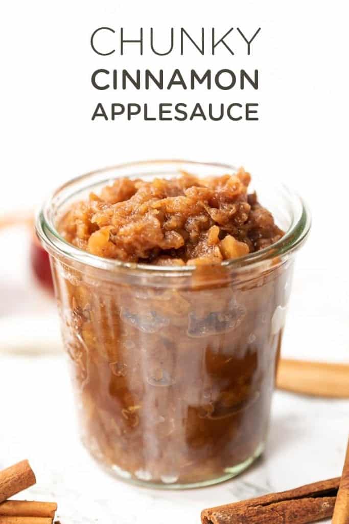 Homemade Chunky Cinnamon Applesauce [quick And Easy] Simply Quinoa