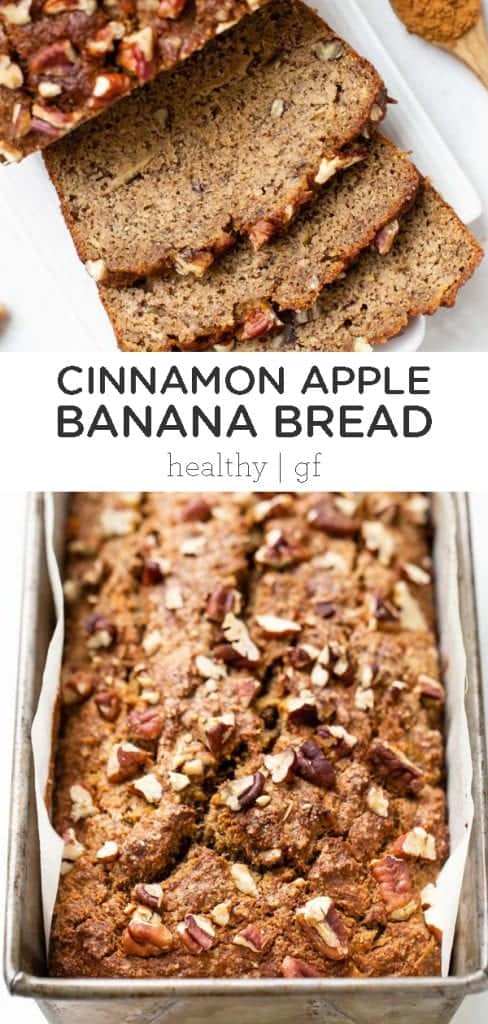 Cinnamon Apple Banana Bread [Healthy & Gluten-Free] - Simply Quinoa