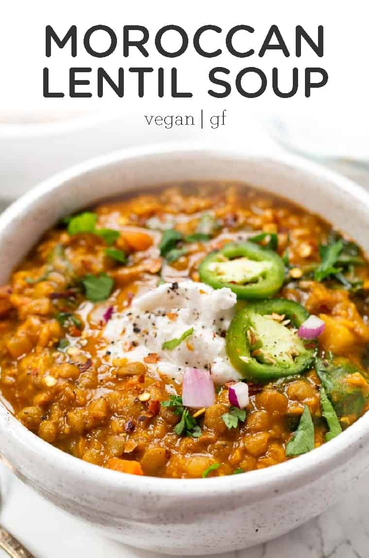 Detox Moroccan Lentil Soup Simply Quinoa