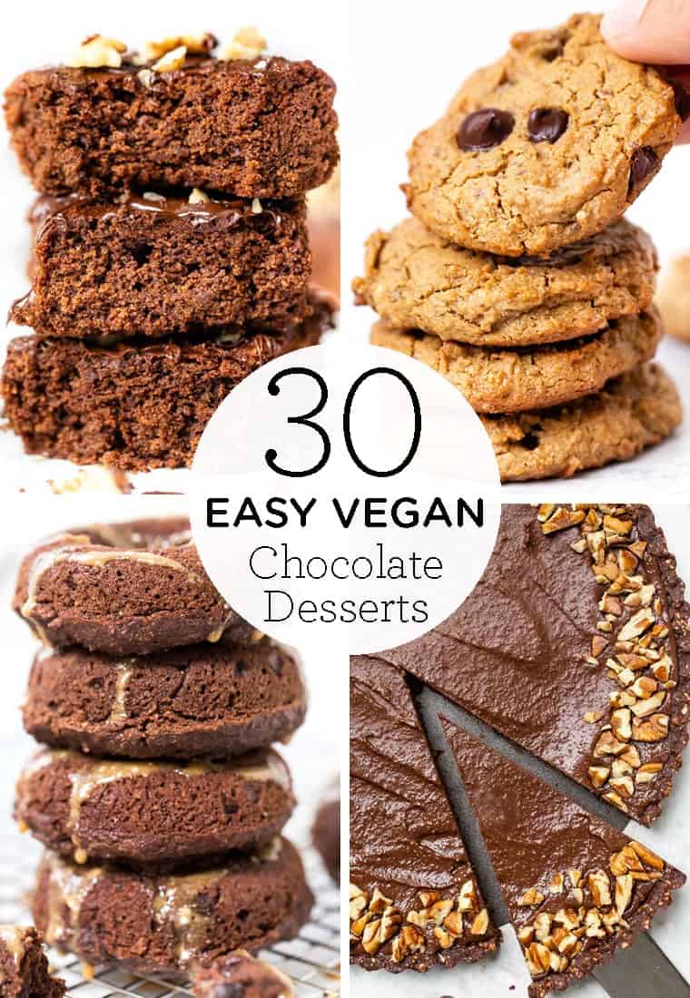 30 Easy Vegan Chocolate Dessert Recipes - Simply Quinoa