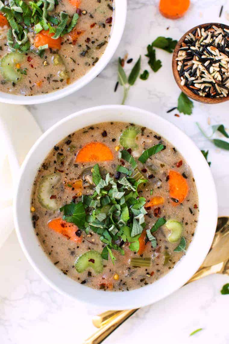 Instant pot best sale rice soup vegetarian