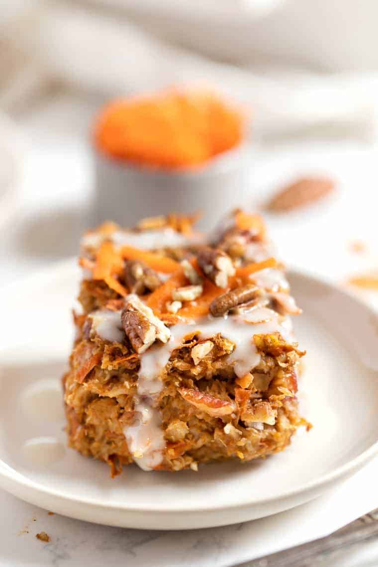 Vegan Cranberry Orange Oatmeal Cake with Almonds - Dances with Knives