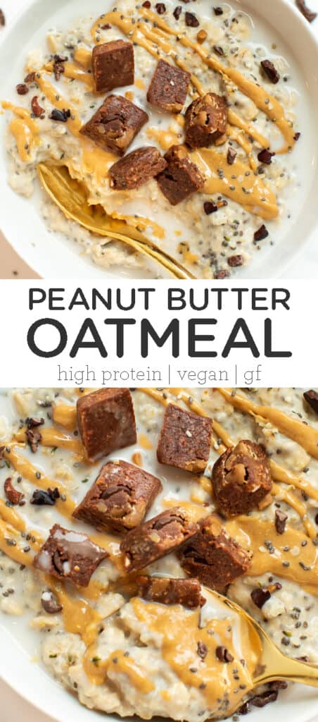 High-Protein Peanut Butter Oatmeal