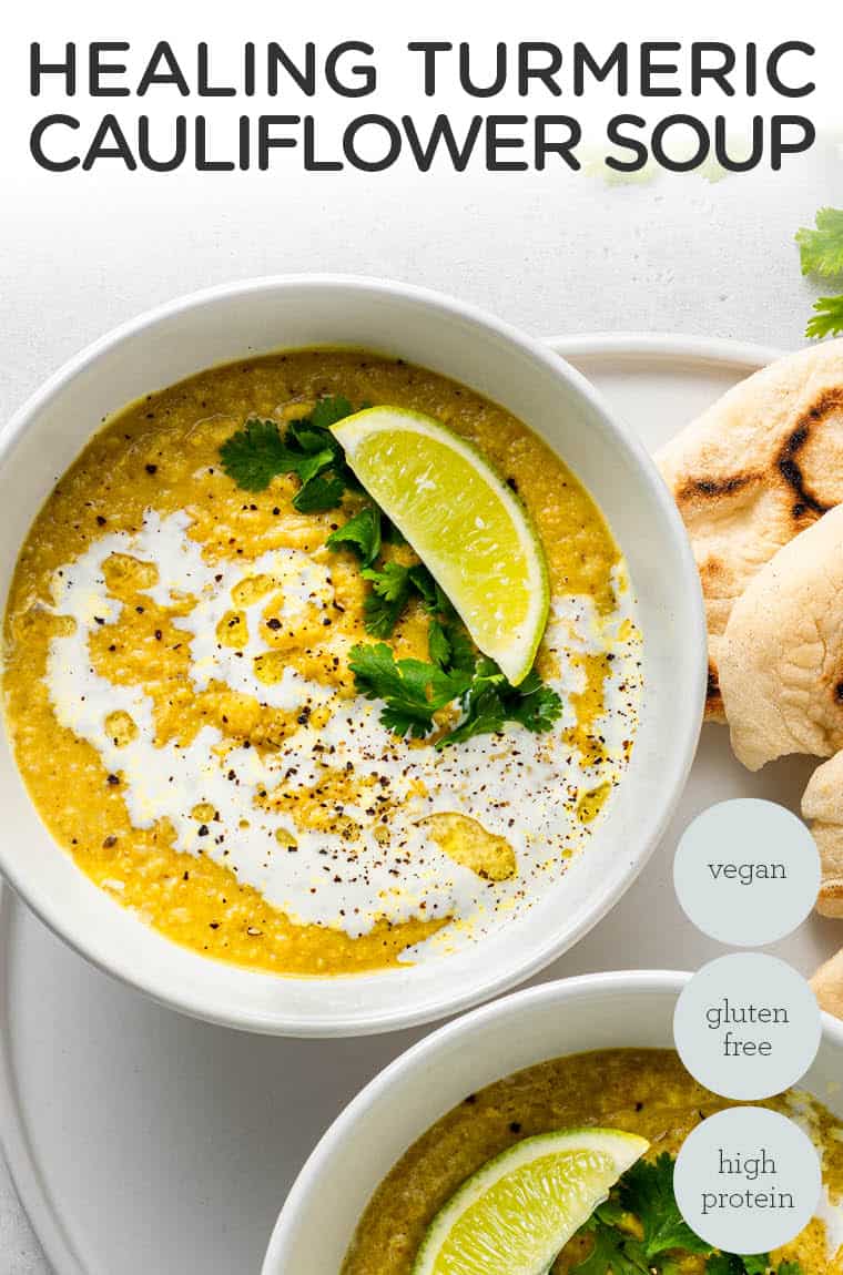 Healing Turmeric Cauliflower Soup [Vegan + GF] - Simply Quinoa